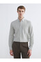 Southblue Khaki Regular Fit Long Sleeve Striped Men's Shirt