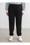 Two Mt Shop Quality Lcw Everyday Black Women's Jogger Sweatpants with Elastic Waistband - 2