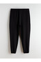 Two Mt Shop Quality Lcw Everyday Black Women's Jogger Sweatpants with Elastic Waistband - 4