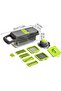 1Pc Green Black 12 in 1 Multifunctional Vegetable Slicer Cutter Shredders Slicer With Basket Fruit P - 6