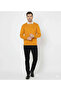 Men's Crew Neck Embroidered Knitwear Sweater Soft Textured Cotton Fine Weave, Long Sleeve - 2