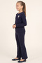 Girl's Suit with Stone Brooch - 2