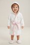 100% Organic Cotton 0-2 Years 4 Piece Baby Cute Animal Embroidered Bathrobe Set Premium Quality