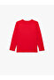 Cotton Long Sleeve Crew Neck Ataturk Printed T-Shirt - 4
