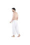 Arabic Pants for Men 100% Mercerized Cotton Poplin White WLAPUG-11 - 3