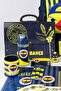 Licensed Yellow Collection Full Stationery Set 3D Printed Large Size School Folder with Handle and Pencil Bag, Water Bottle, Lunch Box Set - 8