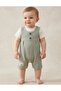 0\9 Months Baby Girl Romper Star Patterned Newborn Baby Romper - 3