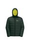 1207671_t0138 Ather down Hoody m Men's Sports Coat Green Yellow - 3