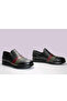 230 Orthopedic Genuine Leather Women's Shoes Black Khaki - 3