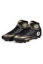 28365/D Black Gold Men's Astroturf Field Shoes Black Yellow - 3