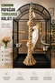 Large Breed Parrot Climbing Rope 110 cm Diameter 33 mm 100% Natural Cage Toy |   Stress Rope |   Jute Rope |   Macaw |   Kakadu |   Jako |   Amazon |   Eklektus