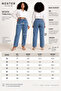 Women's Plus Size Ice Blue Mom Jeans - 7