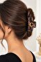 Letter Lace Patterned Bone Clip Buckle Women's Hair Clip - 3