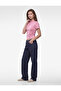 Modal Fabric Slim Fit Draped Short Sleeve Wide Stand Collar Blouse - 3