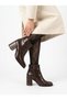Artı-Artı029-Gd1139 Women's Daily Day & Night Thick Heeled Black Boots - 3