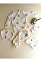 : 100% Cotton Bear Pattern 5-Piece Newborn Baby Set Hospital Release Set Unisex (0-3 Months) - 7