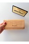 Women's Beige Crocodile Patterned Snap Fastener Multi-Compartment Long Wallet