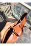 Women's Tan Large Size Faux Leather Shoulder Bag Tote Shopper Bag – Daily Use - 4