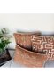 "Amber & Maze" Decorative Throw Pillow Cover Set - 2