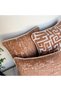 "Amber & Maze" Decorative Throw Pillow Cover Set - 4