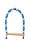 Tuğra Pet M. Handmade Budgie Swing with Wooden Perch Bell Bird Swing Toy - 3