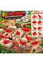 ❤️   8-Piece Red Dinosaur Excavation Kit |   Dinosaur Excavation Toy, Archaeology and Paleontology Set