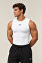 Shark Men's Zero Sleeve Compression Tank Top |   Athlete's Top Slim Fit Fitness Training T-Shirt - 2
