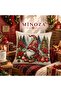 Digital Printed Christmas Gnome Patterned Digital Decorative Cushion Cover (Christmas Gnome Cushion Cover) 1 Piece - 2