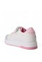 Kromili Girls' Sports Shoes Sneaker (Buy One Size up)(Narrow Fit) — White Pink - 3