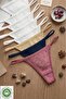 7-Pack Women's White 100% Cotton Heart Pointelle Thread Panties - 4