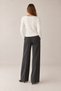 Women's Ecru Asymmetrical Gold Buttoned Cardigan - 4
