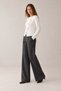 Women's Ecru Asymmetrical Gold Buttoned Cardigan - 3