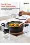 Non Stick Sauce Pan 28 Cm - Asp28ge, Aluminium With Granite Gray Coating, Heat Proof Handle- - 6