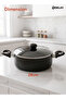 Non Stick Sauce Pan 28 Cm - Asp28ge, Aluminium With Granite Gray Coating, Heat Proof Handle- - 8