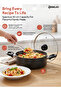 Sauce Pan 30cm With Tempered Glass Lid - Asp30ge, Granite Gray Coating Heat Proof Handle - 3