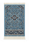 001_Blue 8mm Medine-I Münevvere Model Woven Prayer Rug - 3