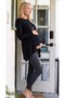 Maternity Seamless Dark Gray Long Tights