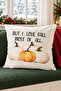 Pumpkin Patterned Autumn Themed Decorative Throw Pillow Cover 43X43 cm - 4