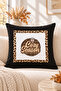 طقم غطاء وسادة مخملي بنمط الخريف مكون من 4 قطع مقاس 43 × 43 سم - غطاء وسادة مزخرف - 7