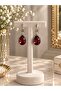 Zircon Stone Water Drop Earrings