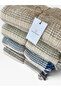 4 Layer Muslin 100% Cotton - Bath & Beach Towel/ Peshtamal (190X100 cm) Beige- Ecru Striped - 3