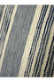 4 Layer Muslin 100% Cotton - Bath & Beach Towel/ Peshtamal (190X100 cm) Blue-Ecru Striped - 2