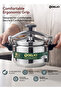 11L Aluminum Pressure Cooker DPC11A, Fast, Efficient, Safe Cooking Durable,Safety Lock,Arabic cooker - 7