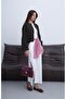 Women's Brown Zippered Bomber Jacket - 3