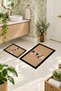 Teddy Bear Patterned Set of 2 Non-Slip Bath Mats - 2