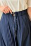 Sentez Zippered Crinkle Skirt - 4