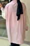 Lace Combination Striped Cotton Shirt - 4