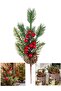 4 Pieces 30 cm Pine Cone Kokina Red Berry Christmas Decoration