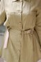Fuat Gürşen Buttoned Front, Pocketed, Belted Waist Capri Pants Suit - 5