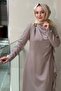 Side Ruffle Detailed Evening Dress - 3